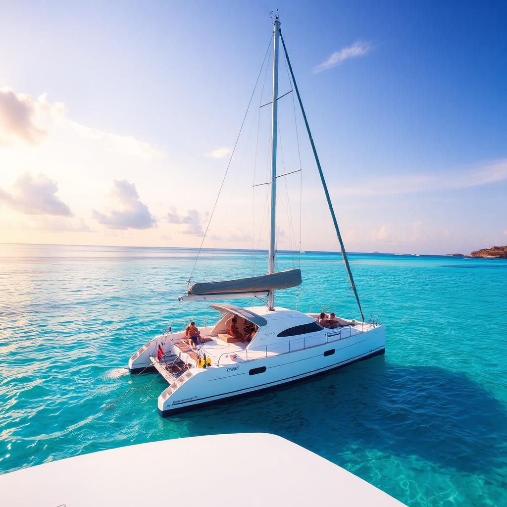 Catamarã pelas piscinas naturais
